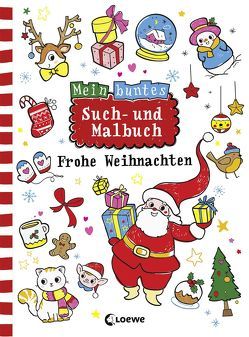 Mein buntes Such- und Malbuch: Frohe Weihnachten von Rupp,  Larissa