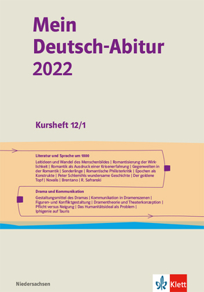 Mein Deutsch-Abitur 2022. Ausgabe Niedersachsen