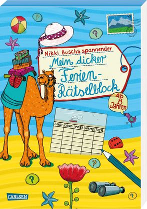 Mein dicker Ferien-Rätselblock von Busch,  Nikki, Hahn,  Christiane