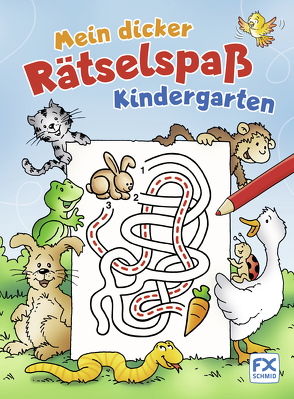 Mein dicker Rätselspaß Kindergarten