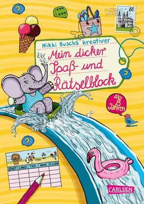 Mein dicker Spaß- und Rätselblock von Busch,  Nikki, Hahn,  Christiane