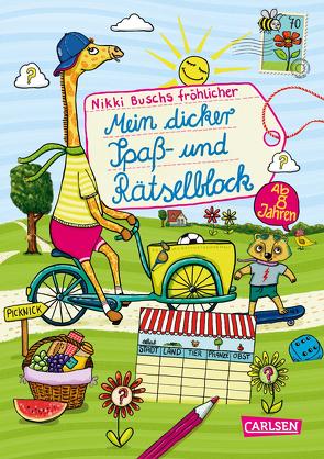 Mein dicker Spaß- und Rätselblock von Busch,  Nikki, Hahn,  Christiane