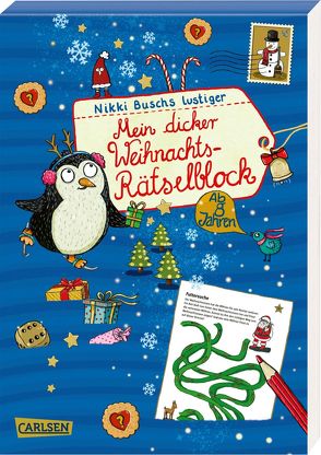 Mein dicker Weihnachts-Rätselblock von Busch,  Nikki, Hahn,  Christiane