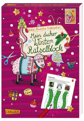 Mein dicker Winter-Rätselblock von Busch,  Nikki, Hahn,  Christiane