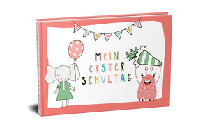 Endlich Schulkind! Meine Einschulung. Einschulungsalbum zum Ausfüllen. Geschenk für die Schultüte. PERSONALISIERBAR. A5, Hardcover, 36 S.