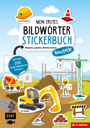 Mein erstes Bildwörter-Stickerbuch – Baustelle