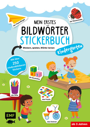 Mein erstes Bildwörter-Stickerbuch – Kindergarten