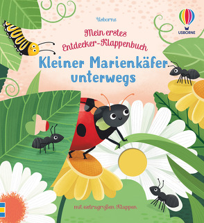 Mein erstes Entdecker-Klappenbuch: Kleiner Marienkäfer unterwegs von Allen,  Sarah, Milbourne,  Anna