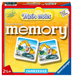 Ravensburger 21437 – Mein erstes memory® Fahrzeuge, der Spieleklassiker für die Kleinen, Kinderspiel für alle Fahrzeug-Fans ab 2 Jahren von Hurter,  William H.