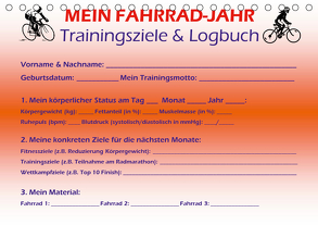 Mein Fahrrad-Jahr: Trainingsziele & Logbuch – Power Year Edition (Tischkalender 2020 DIN A5 quer) von Buckstern,  Maximilian