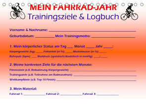 Mein Fahrrad-Jahr: Trainingsziele & Logbuch – Power Year Edition (Tischkalender 2022 DIN A5 quer) von Buckstern,  Maximilian