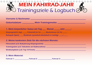 Mein Fahrrad-Jahr: Trainingsziele & Logbuch – Power Year Edition (Wandkalender 2020 DIN A4 quer) von Buckstern,  Maximilian