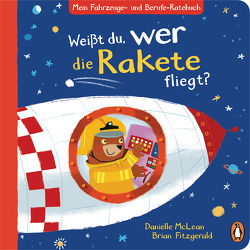 Mein Fahrzeuge- und Berufe-Ratebuch – Weißt du, wer die Rakete fliegt? von Fitzgerald,  Brian, McLean,  Danielle