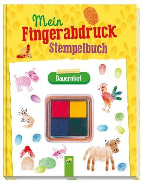 Mein Fingerabdruck-Stempelbuch Bauernhof von Holzapfel,  Elisabeth