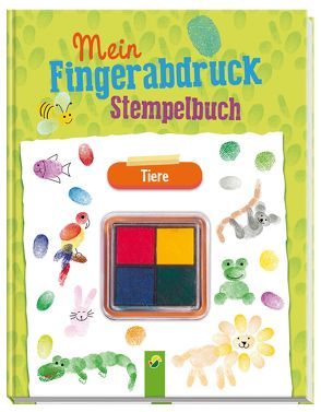 Mein Fingerabdruck-Stempelbuch Tiere von Holzapfel,  Elisabeth