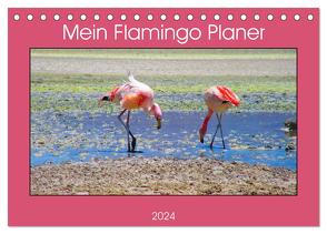 Mein Flamingo Planer (Tischkalender 2024 DIN A5 quer), CALVENDO Monatskalender von Marlena Büchler,  Piera