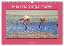 Mein Flamingo Planer (Wandkalender 2024 DIN A3 quer), CALVENDO Monatskalender von Marlena Büchler,  Piera