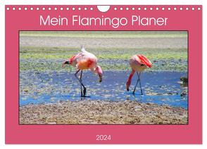 Mein Flamingo Planer (Wandkalender 2024 DIN A4 quer), CALVENDO Monatskalender von Marlena Büchler,  Piera