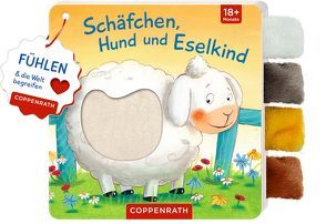 Mein Fühl-Laschenbuch: Schäfchen, Hund und Eselkind von Kraushaar,  Sabine