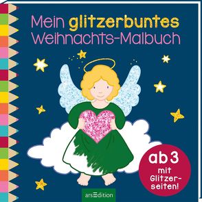 Mein glitzerbuntes Weihnachts-Malbuch von Beurenmeister,  Corina