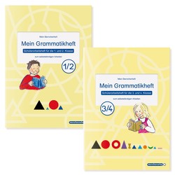 Mein Grammatikheft 1/2 & 3/4 für die 1. bis 4. Klasse im Set von Langhans,  Katrin