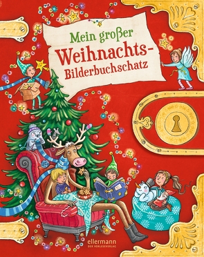 Mein großer Weihnachtsbilderbuchschatz von Becker,  Stéffie, Dickens,  Charles, Henn,  Astrid, Henze,  Dagmar, Livanios,  Eleni, Munck,  Hedwig, Nagel,  Tina, Nahrgang,  Frauke, Niessen,  Susan, Rettich,  Margret, Schulze,  Marc-Alexander, Steckelmann,  Petra, Steinwart,  Anne, Wechdorn,  Susanne, Wieker,  Katharina