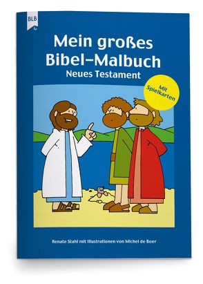 Mein großes Bibel-Malbuch von Boer,  Michel de