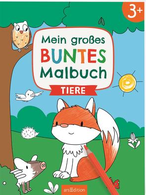 Mein großes buntes Malbuch – Tiere von Kraus,  Marlit