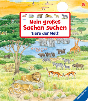 Mein großes Sachen suchen: Tiere der Welt von Gernhäuser,  Susanne, Weller,  Ursula