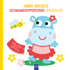 Mein großes Schaumstoffsticker-Malbuch – Nilpferd