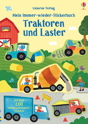 Mein Immer-wieder-Stickerbuch: Traktoren und Laster von Camp,  Joaquin, Watson,  Hannah