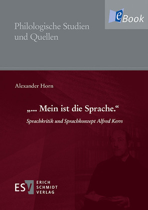 „… Mein ist die Sprache.“ von Horn,  Alexander