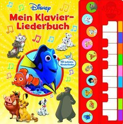 Mein Klavier-Liederbuch – Disney Liederbuch mit Klaviertastatur – Vor- und Nachspielfunktion – 10 beliebte Kinderlieder