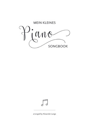 Mein kleines Piano Songbook von Lange,  Alexander