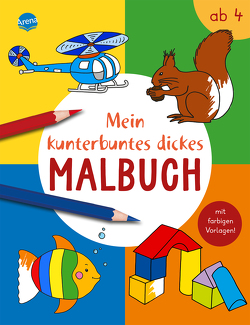 Mein kunterbuntes dickes Malbuch von Nicolas,  Birgitta