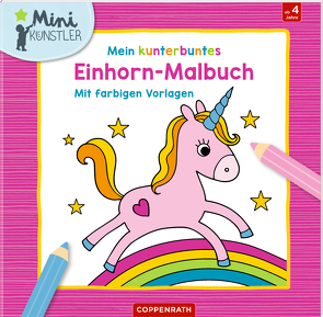 Mein kunterbuntes Einhorn-Malbuch von Engelen,  Anita