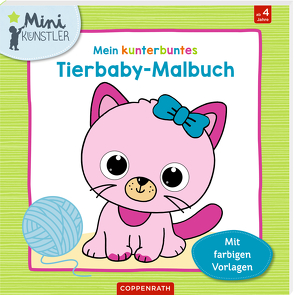 Mein kunterbuntes Tierbaby-Malbuch von Engelen,  Anita