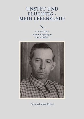 Unstet und flüchtig – mein Lebenslauf von Löwen,  David, Nickel,  Johann Gerhard