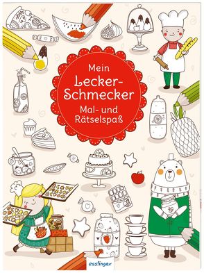 Mein Leckerschmecker Mal- und Rätselspaß von Danilova,  Lida, Dikaya,  Alexandra