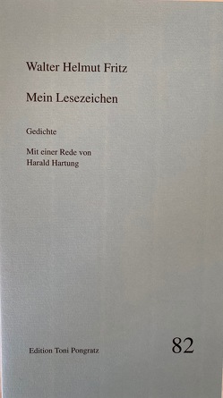 Mein Lesezeichen von Fritz,  Walter Helmut