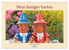 Mein Lustiger Garten, lach mal wieder (Wandkalender 2024 DIN A3 quer), CALVENDO Monatskalender von Junghanns,  Konstanze