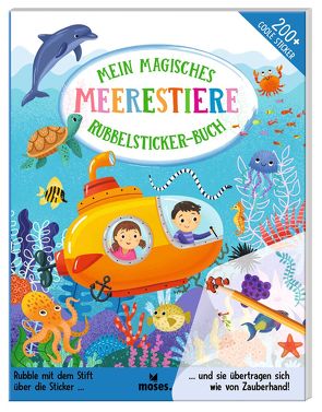 Mein magisches Rubbelsticker-Buch Meerestiere von Guz,  Anna, Kopecka,  Liudmila, Lott,  Amanda