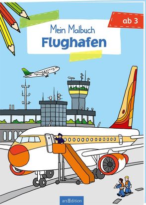 Mein Malbuch ab 3 Jahren – Flughafen VE 5 von Zimmer,  Christian