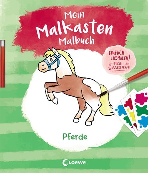 Mein Malkasten-Malbuch – Pferde von Penner,  Angelika