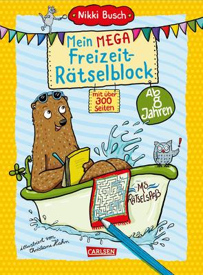 Mein MEGA Freizeit-Rätselblock von Busch,  Nikki, Hahn,  Christiane