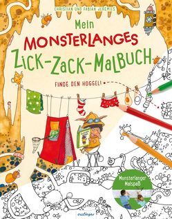 Mein monsterlanges Zick-Zack-Malbuch: Finde den Hoggel! von Jeremies,  Fabian und Christian