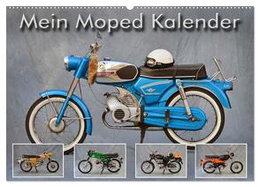 Mein Moped Kalender (Wandkalender 2024 DIN A2 quer), CALVENDO Monatskalender von Laue,  Ingo