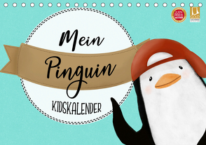 Mein Pinguin Kidskalender (Tischkalender 2021 DIN A5 quer) von Langowski,  Stephanie