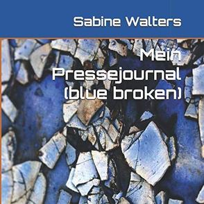 Mein Pressejournal (blue broken) von Walters,  Sabine