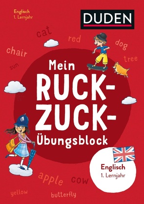 Mein Ruckzuck-Übungsblock Englisch 1. Lernjahr von Heger,  Judith, Stier,  Kattrin